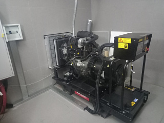 Пример монтажных работ под под ключ для ДГУ